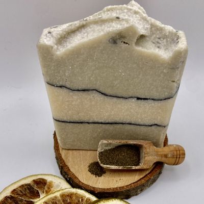 Green Clay and Shea Butter Salt Soap Green Clay and Shea Butter Salt Soap