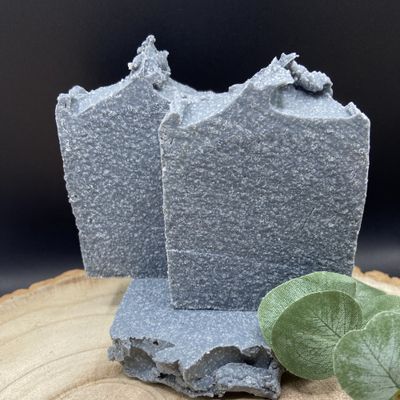 Mint and Charcoal Salt Soap Mint and Charcoal Salt Soap