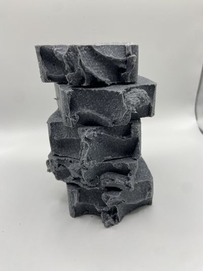 Mint and Charcoal Salt Soap mint and charcoal salt soap