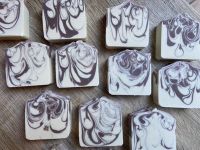 peppermint and lavender soap