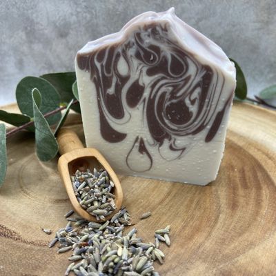 peppermint and lavender soap