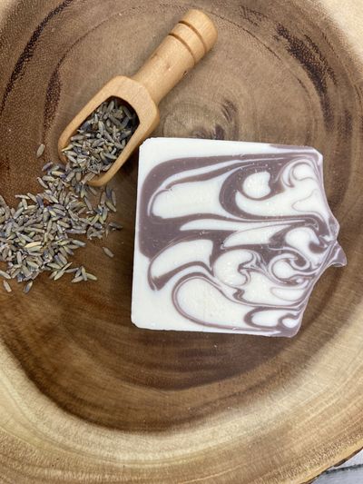 peppermint and lavender soap