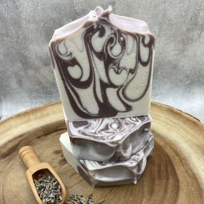 peppermint and lavender soap