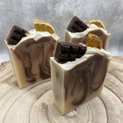 spiced chocolate orange soap