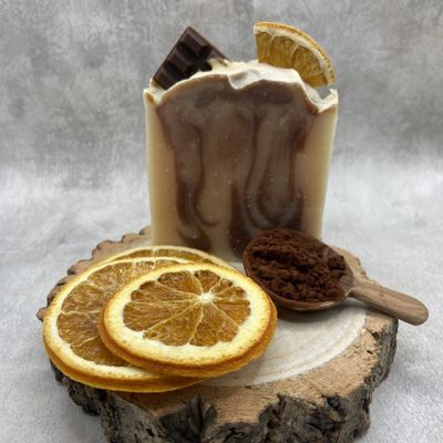 spiced chocolate orange soap